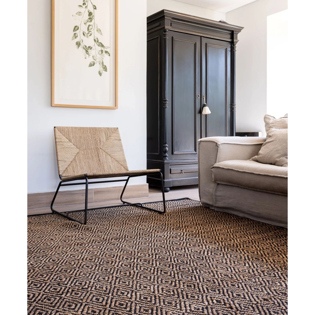 TRIBUS DEL MUNDO - Alfombra Yute Bangalore 170 x 240 cm