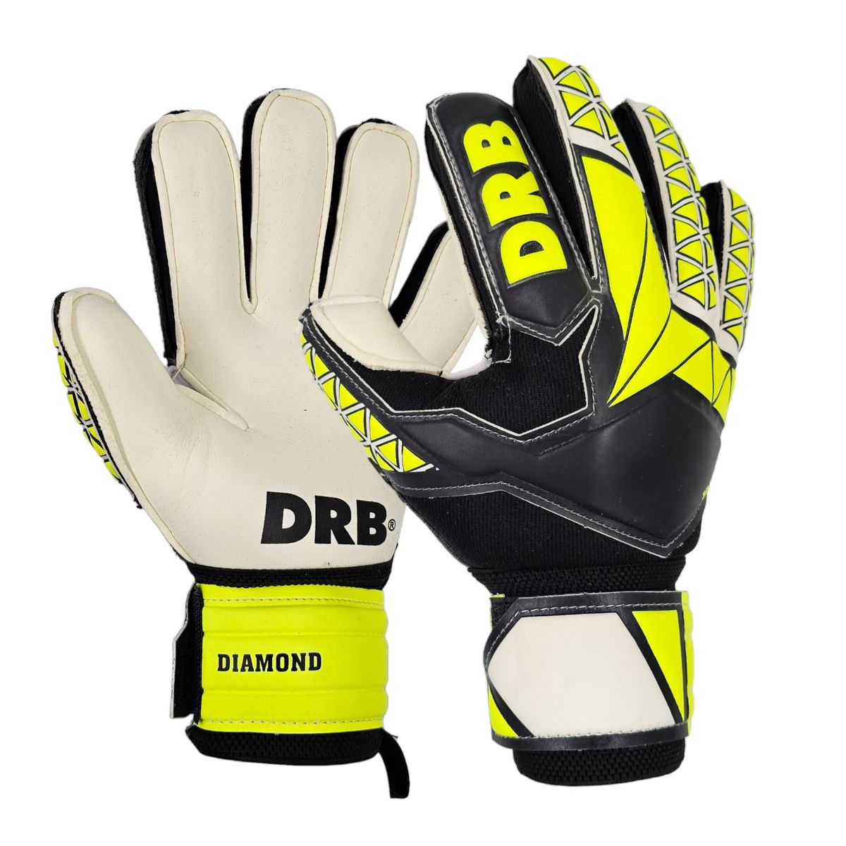 DRB - Guantes Arquero Portero Con Ferulas Drb Diamond Latex Aleman