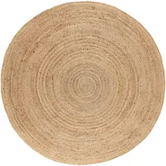 TRIBUS DEL MUNDO - Alfombra Redonda Yute 140 cm Panaji