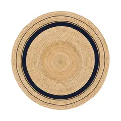 TRIBUS DEL MUNDO - Alfombra Redonda Yute 160 cm Benares