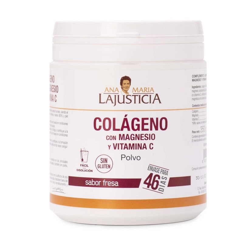 ANA MARIA LAJUSTICIA - COLÁGENO CON MAGNESIO Y VITAMINA C 350g - 46 días