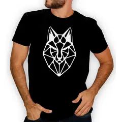 GENERICO - Polera hombre diseño Lobo D8