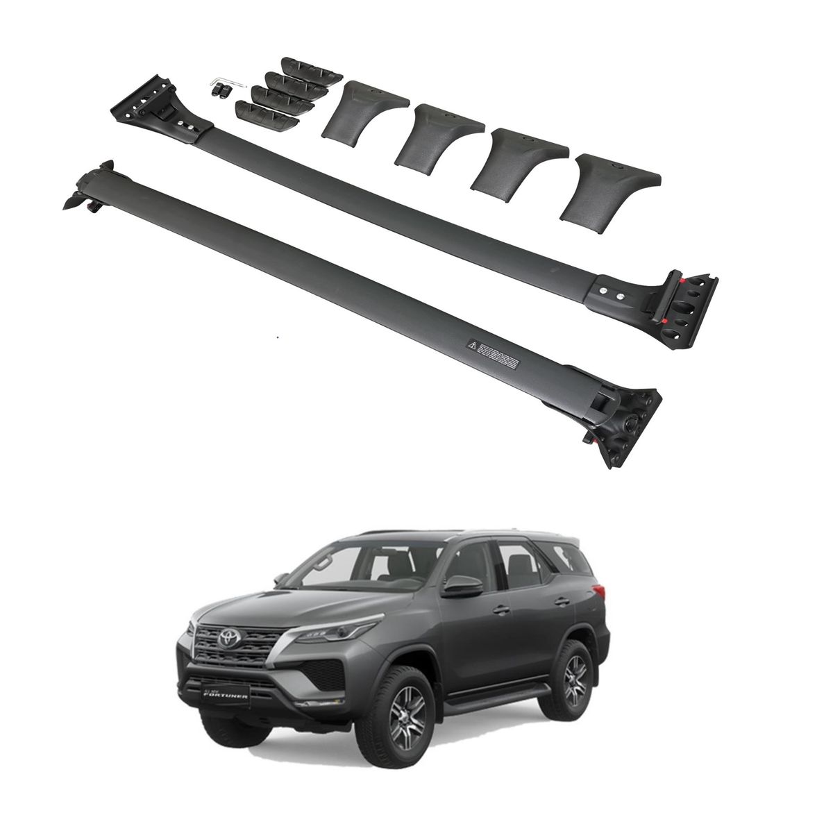 OEM - BARRAS PORTAEQUIPAJE TOYOTA FORTUNER 2017-2023