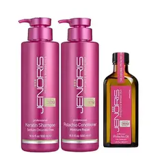 JENORIS - Shampoo + Acondicionador 500ml + Aceite 100ml