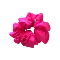 GENERICO - Colet Scrunchie Pelo Mujer Niña Fucsia Marca Ozato