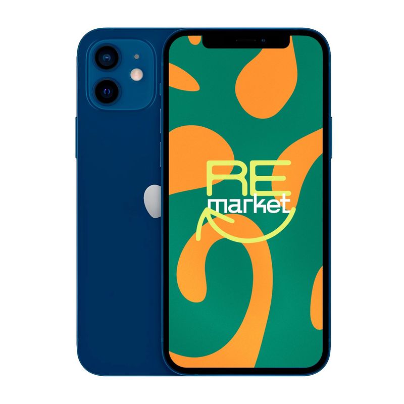 APPLE - Celular Iphone 12 128 Gb Azul- Reacondicionado