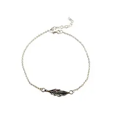 COGGIOLA - Pulsera Pluma Plata Fina 925