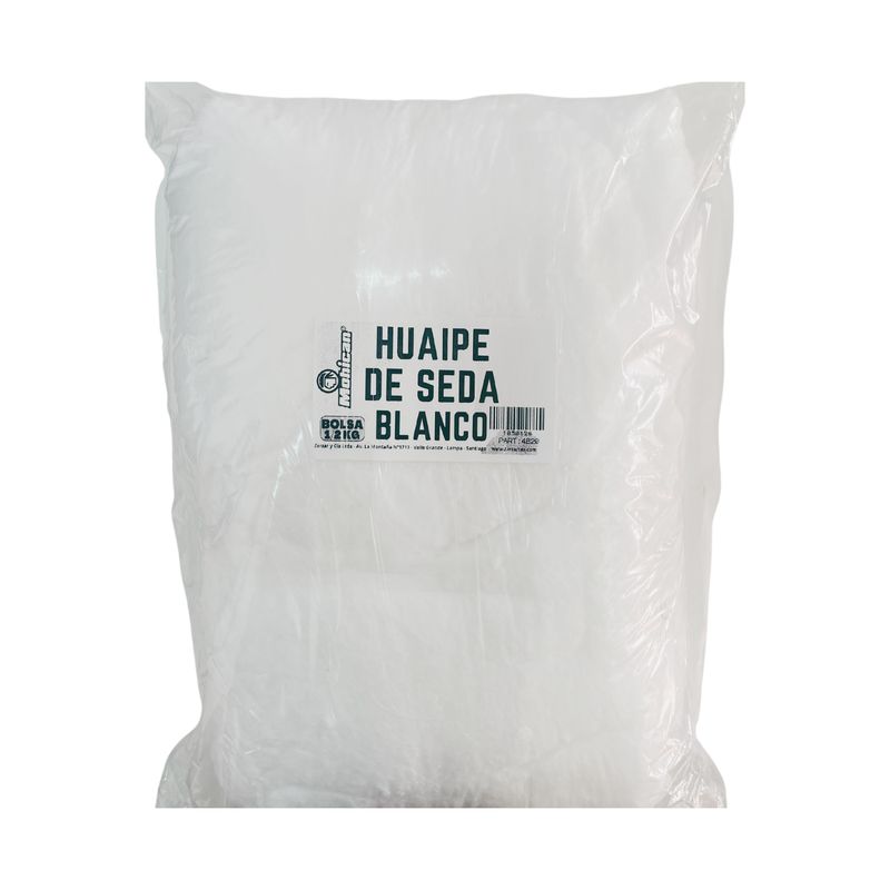 MOHICAN - HUAIPE DE SEDA BLANCO BOLSA 1/2 KG