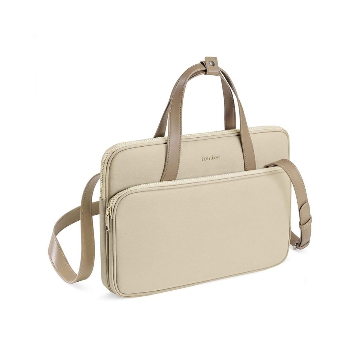 TOMTOC - Tomtoc Bolso de Hombro Versatile-A12 MacBook Pro 14 M3M2M1 - Beige
