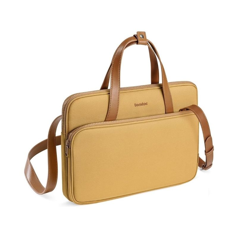 TOMTOC - Tomtoc Bolso de Hombro Premium H22 para Macbook Pro de 14" - Naranja