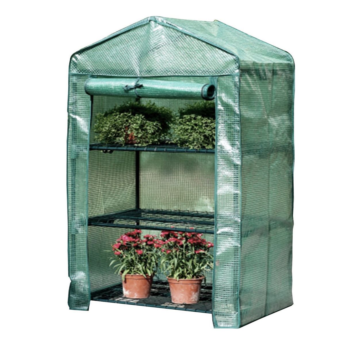 MIABU - Mini invernadero vertical armable 3 bandejas 131 cms