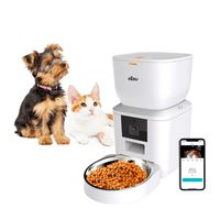 Dispensador Comedero Automático - Wifi Con Camara - Blanco