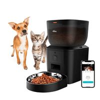 Dispensador Comedero Automático - Wifi Con Camara - Negro