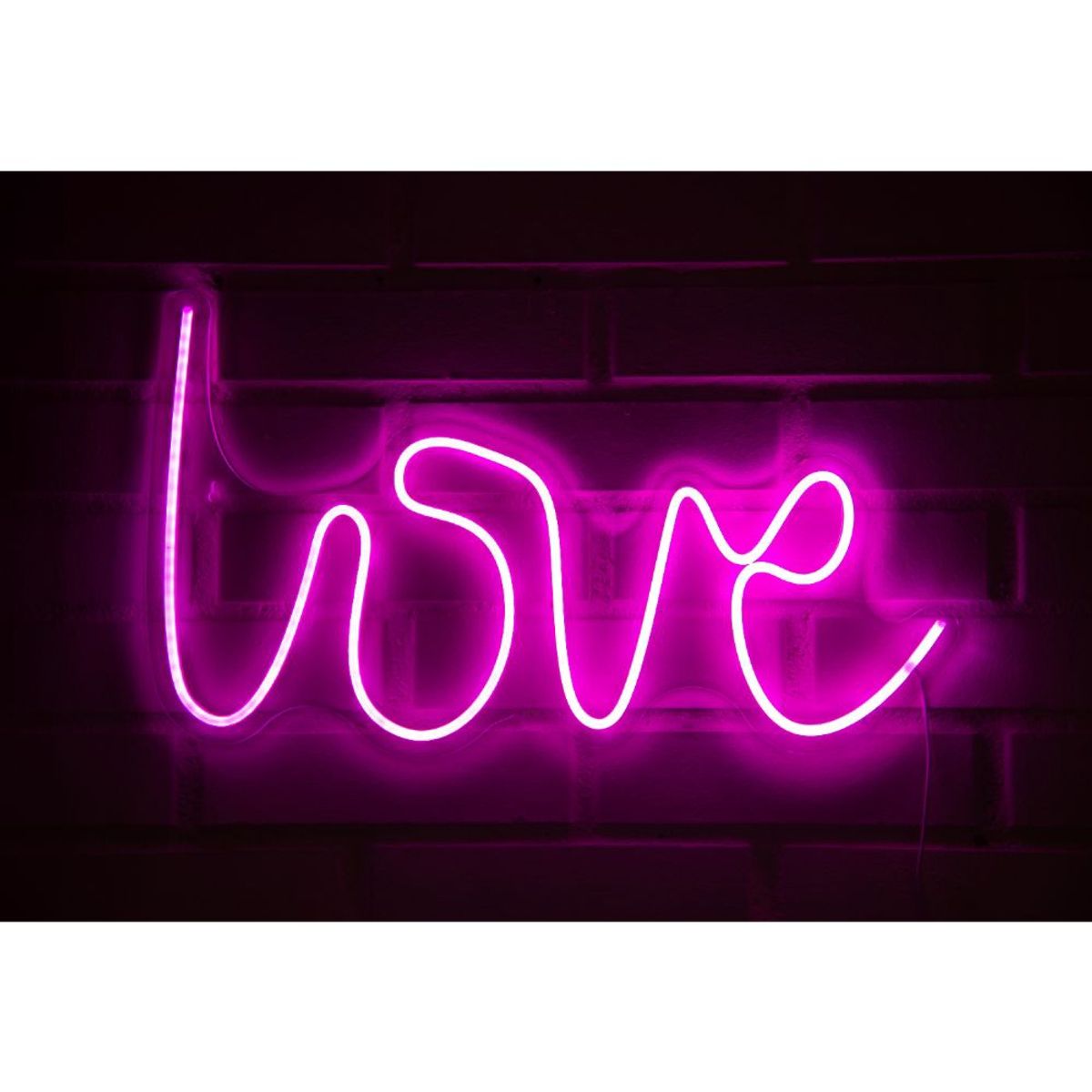 GEN - LETRERO ESTILO NEON LOVE ROSADOUSB355X61CM