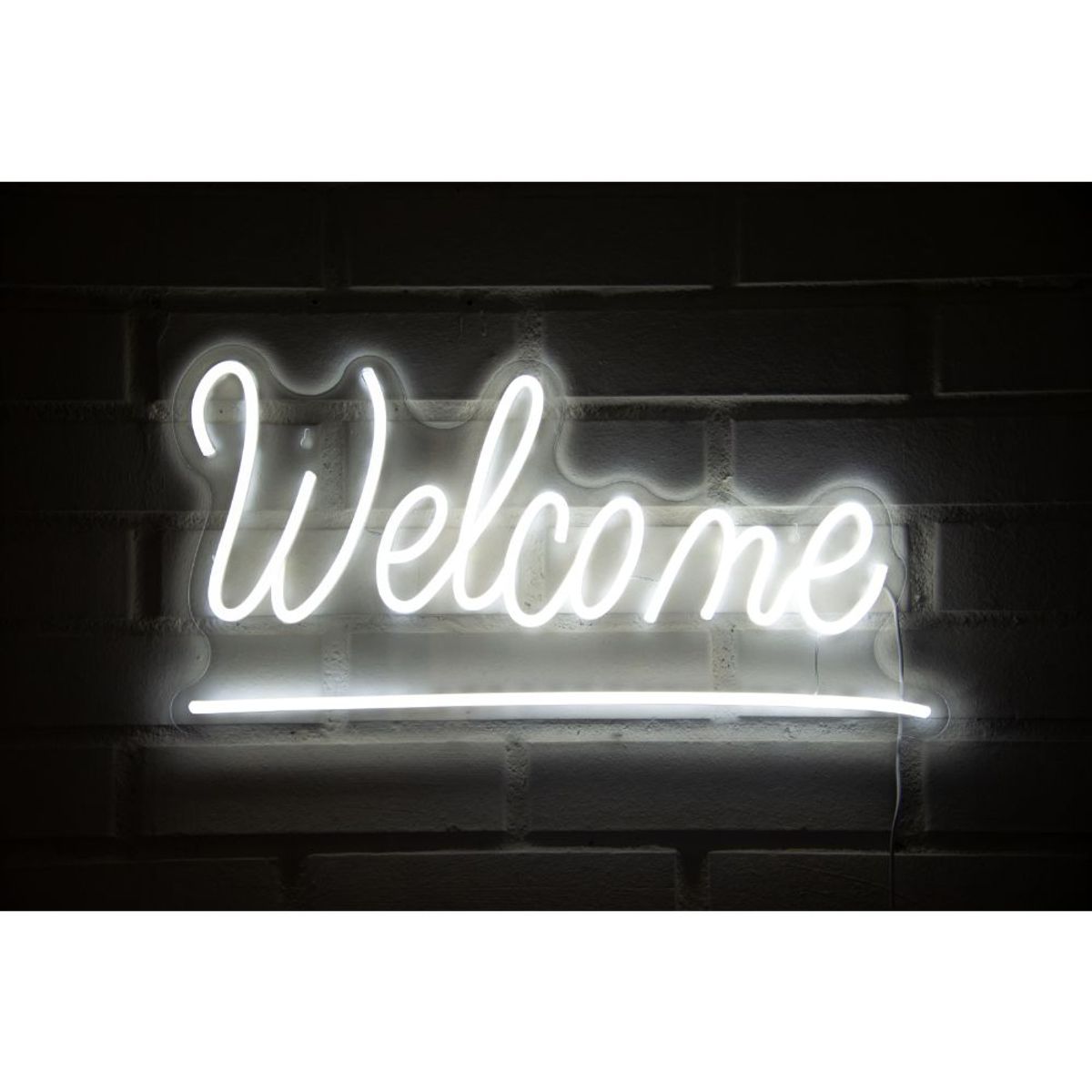 GEN - LETRERO ESTILO NEON WELCOME USB355X609CM