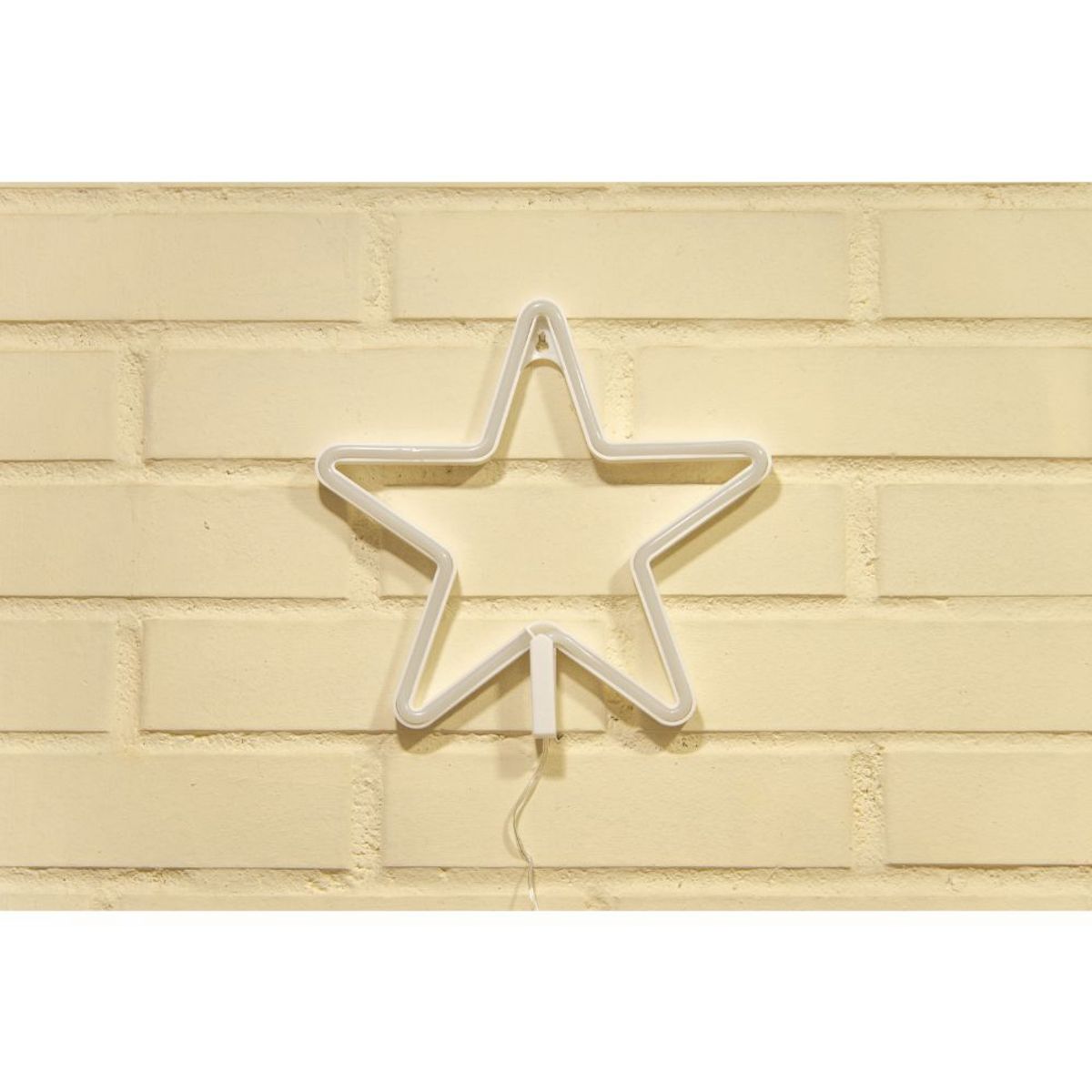 GEN - LETRERO ESTILO NEON ESTRELLA BLANCOUSB275X268CM