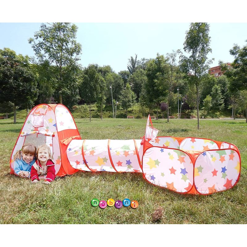 GENERICO - Carpa De Juegos Para Niños Tienda Tipo Túnel Plegable 3 En 1