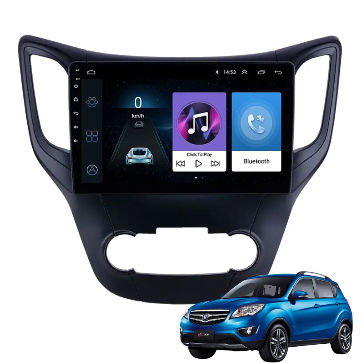 OEM - Radio Android 10.1 Changan Cs35 2012-2016+ Camara