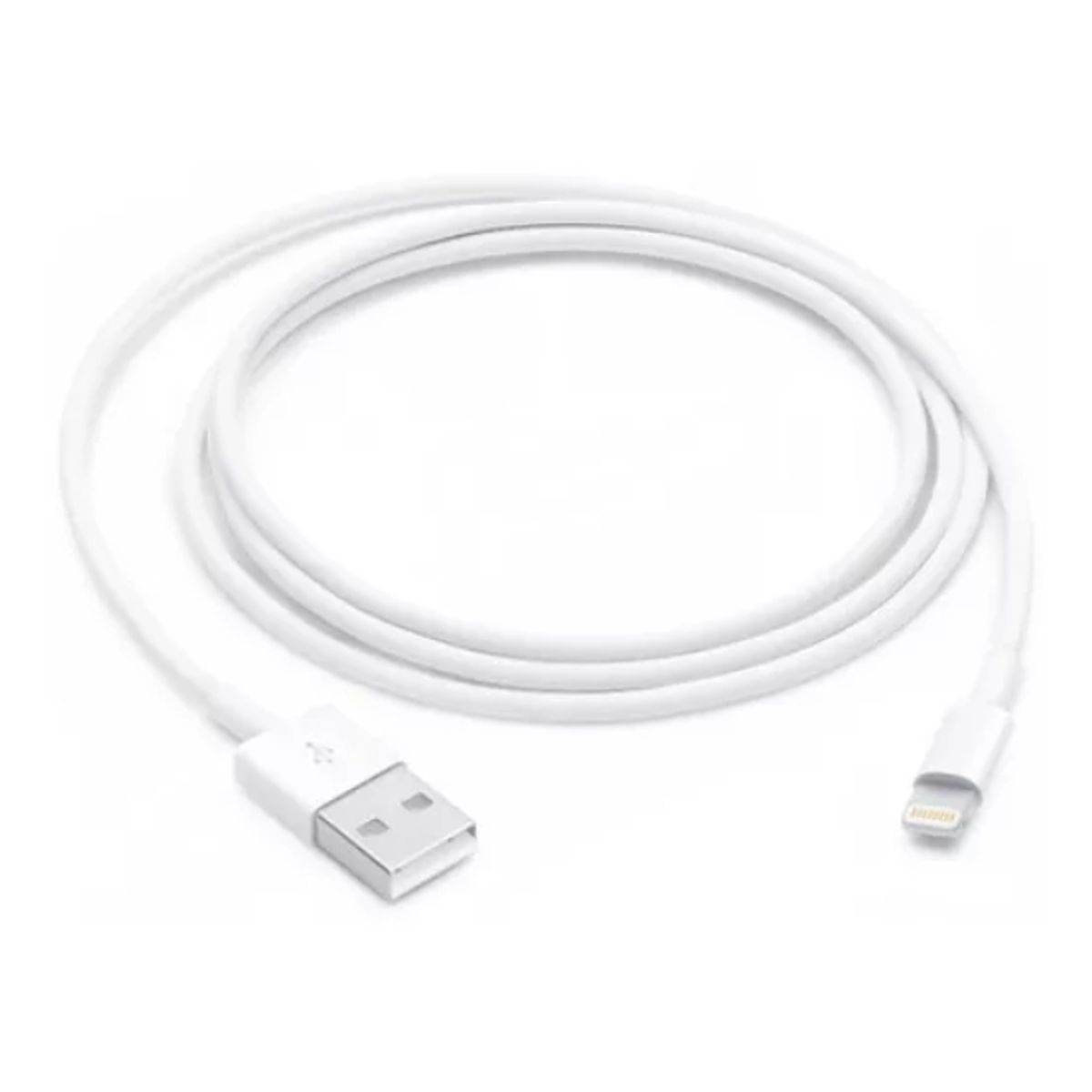GENERICO - Cable usb 2.0 blanco con entrada USB compatible con salida Lightning