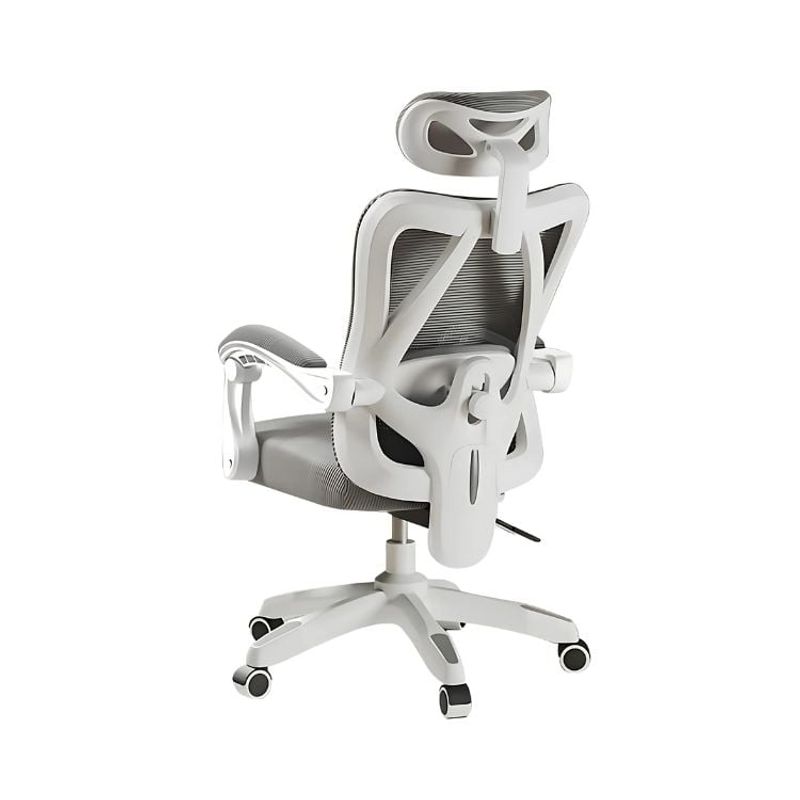 CRUSEC - Silla Ergonómica Moderna para Oficina en casa T18 Blanco