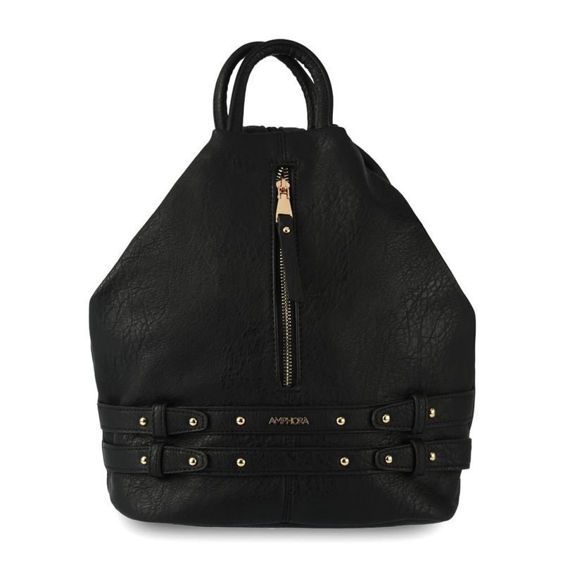 AMPHORA - Mochila Mediana Bondi Negro