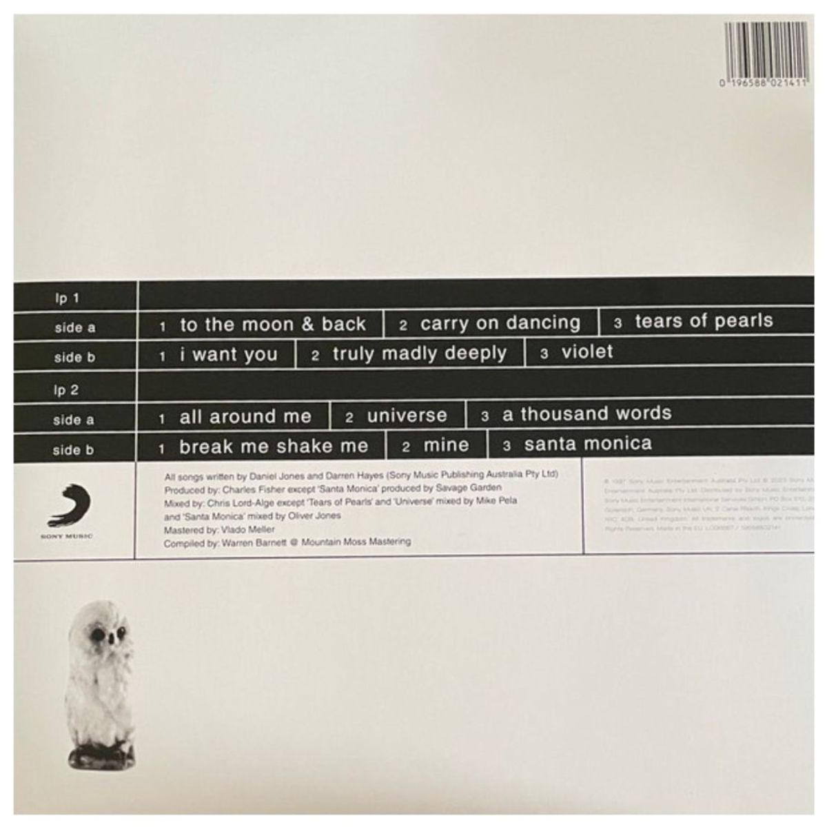 HITWAY MUSIC - SAVAGE GARDEN - SAVAGE GARDEN (2LP) - VINILO HITWAY MUSIC