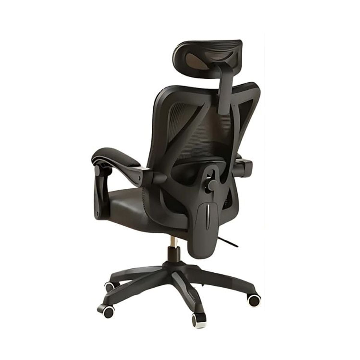 CRUSEC - Silla Ergonómica Moderna para Oficina en casa T18 Negro
