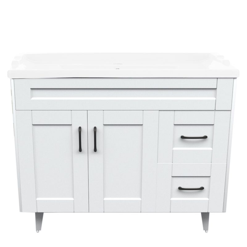 DOMSA - Kit Mueble Vanitorio Deluxe Domsa 100SK Blanco F 100x47x80cm