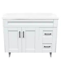 DOMSA - Kit Mueble Vanitorio Deluxe 100SK Blanco F 100x47x80cm