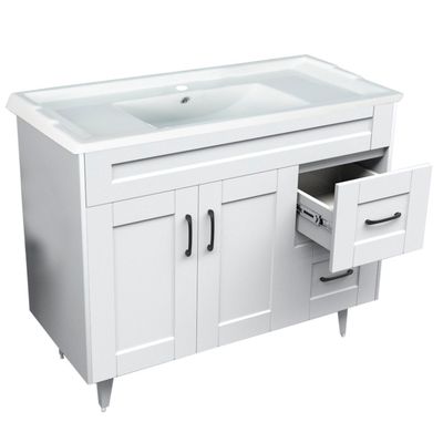 Imagen 2 del producto Kit Mueble Vanitorio Deluxe 100SK Blanco F 100x47x80cm…