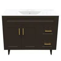 Kit Mueble Vanitorio Deluxe 100SK CafE P 100x47x80cm