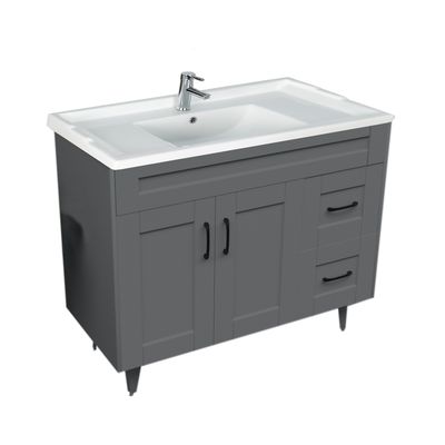 Imagen 2 del producto Kit Mueble Vanitorio Deluxe 100SK Gris F 100x47x80cm…