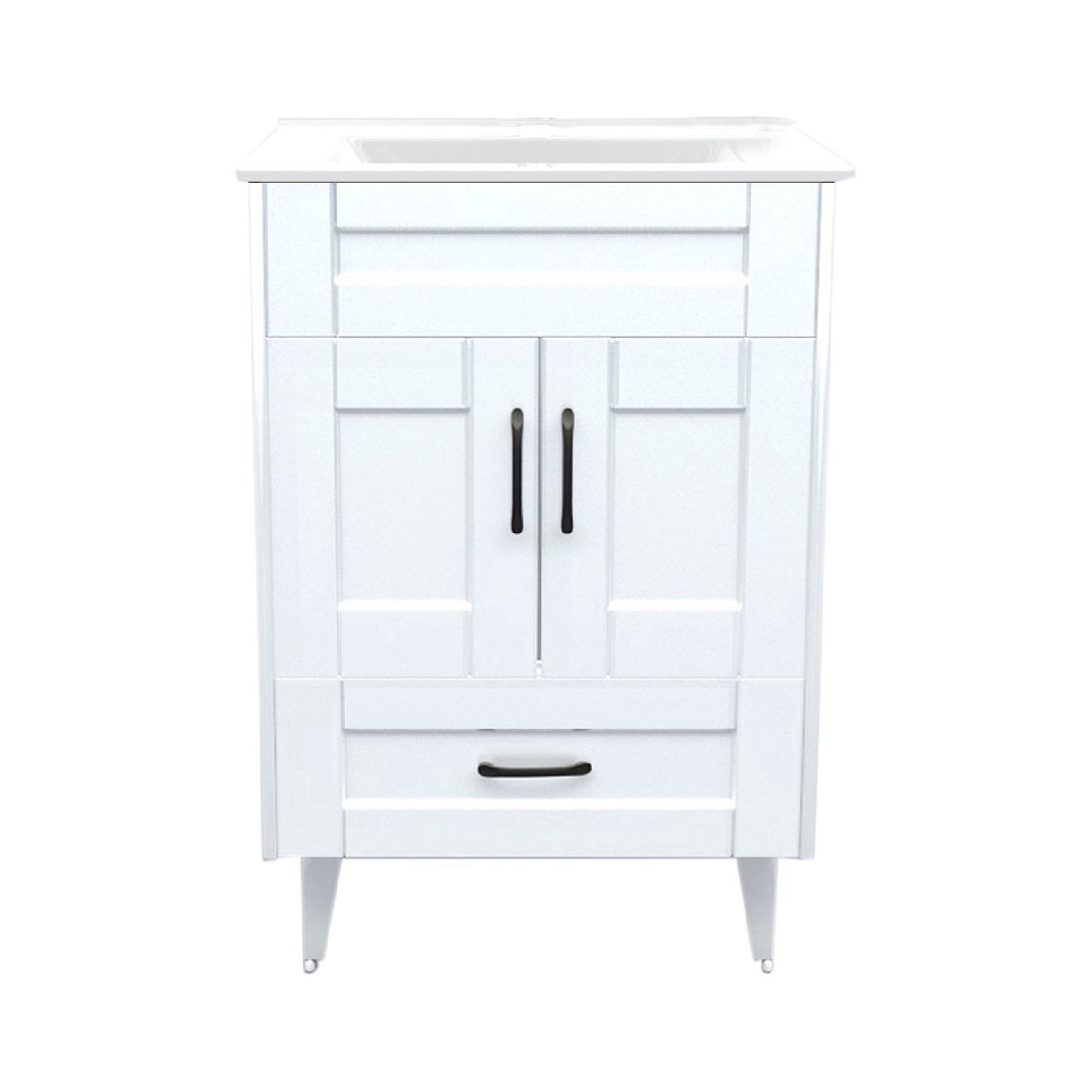 DOMSA - Kit Mueble Vanitorio Deluxe Domsa 50SK Blanco P 50x40x80cm…