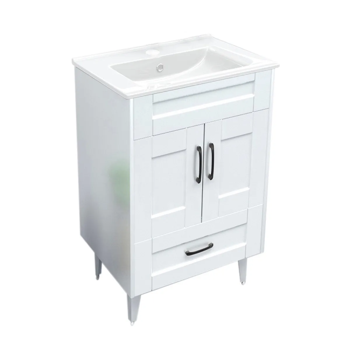 DOMSA - Kit Mueble Vanitorio Deluxe Domsa 50SK Blanco P 50x40x80cm…