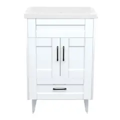 DOMSA - Kit Mueble Vanitorio Deluxe 50SK Blanco F 50x40x80cm