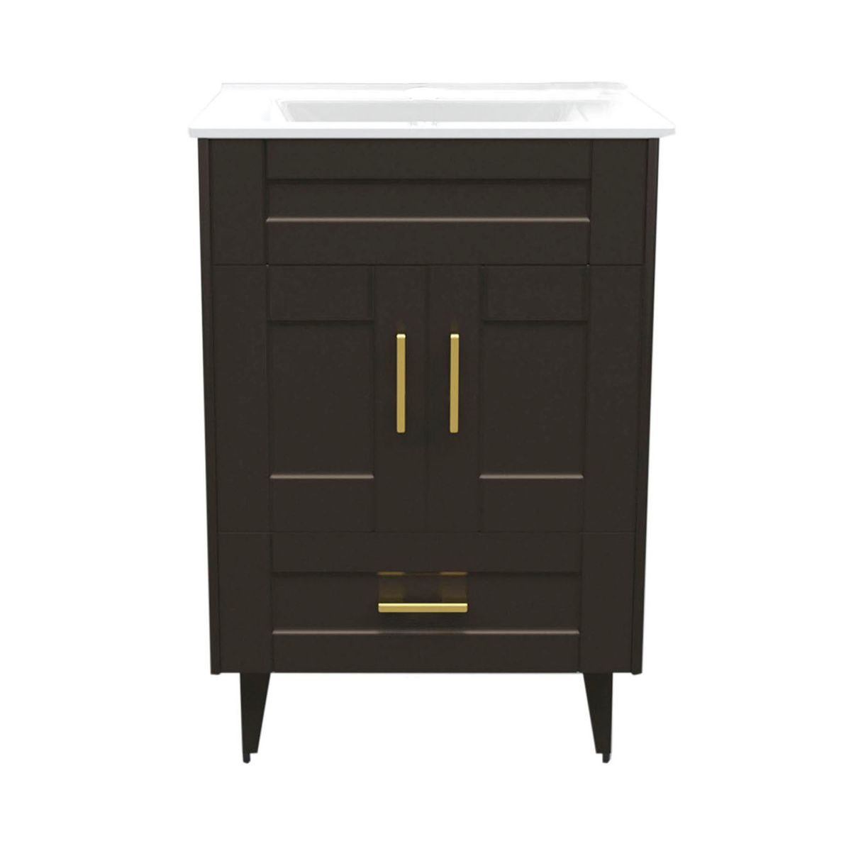 DOMSA - Kit Mueble Vanitorio Deluxe Domsa 50SK CafE P 50x40x80cm…