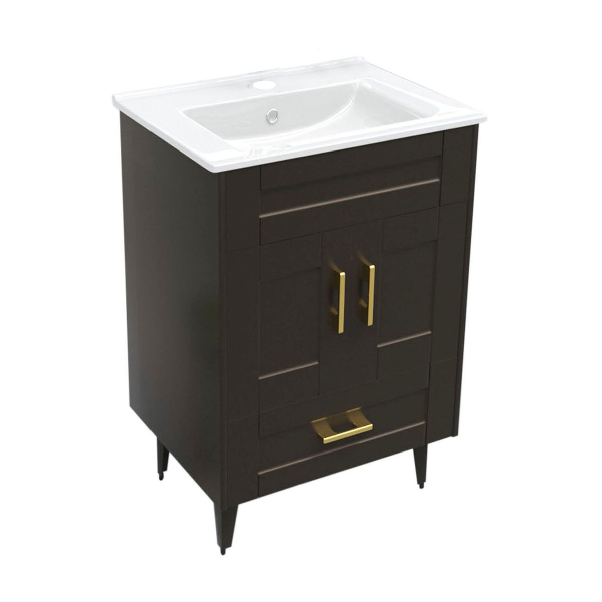 DOMSA - Kit Mueble Vanitorio Deluxe Domsa 50SK CafE P 50x40x80cm…