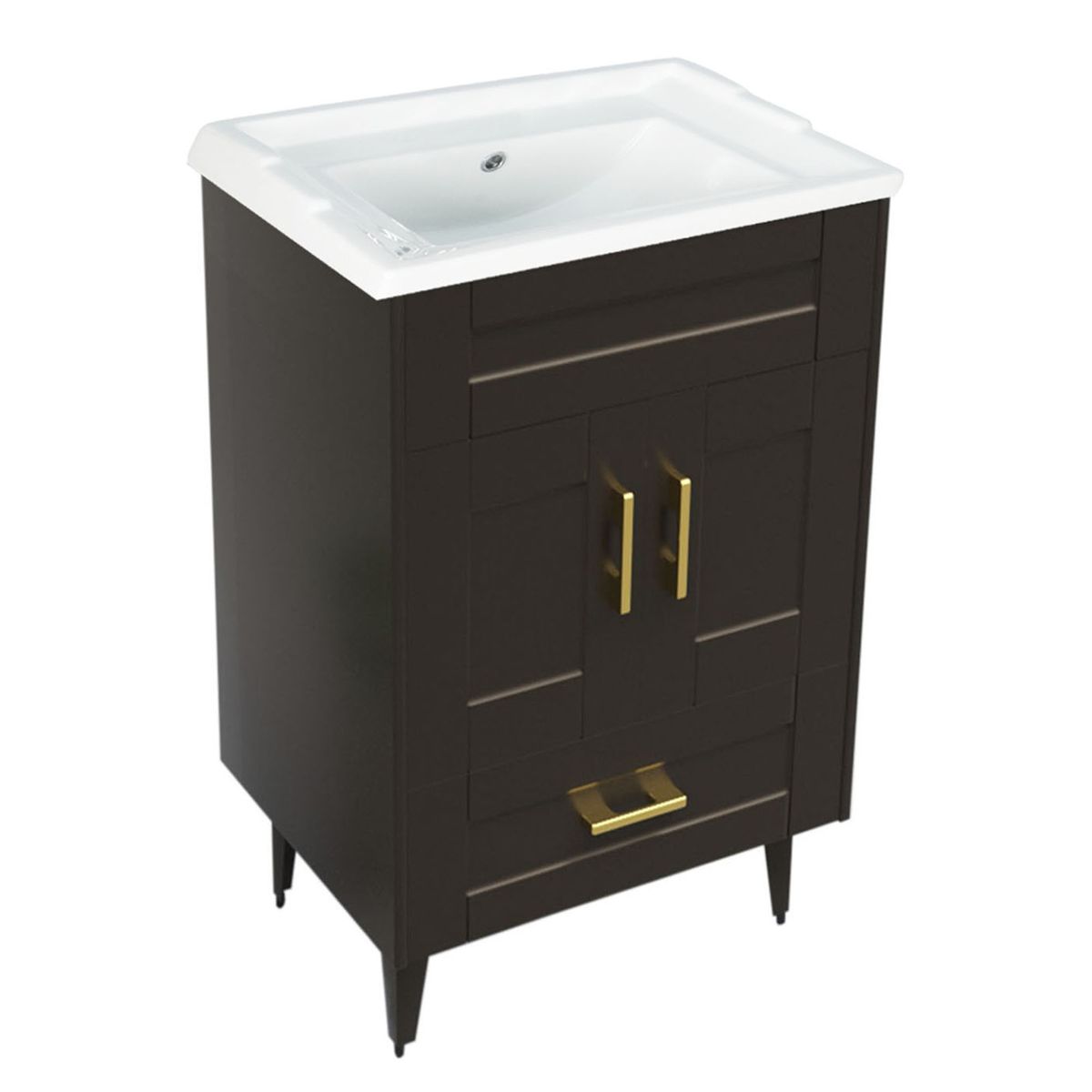 DOMSA - Kit Mueble Vanitorio Deluxe Domsa 50SK CafE F 50x40x80cm…