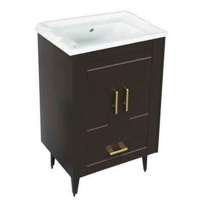 Imagen 2 del producto Kit Mueble Vanitorio Deluxe 50SK CafE F 50x40x80cm…