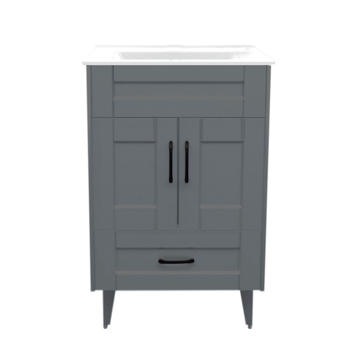 DOMSA - Kit Mueble Vanitorio Deluxe Domsa 50SK Gris P 50x40x80cm…