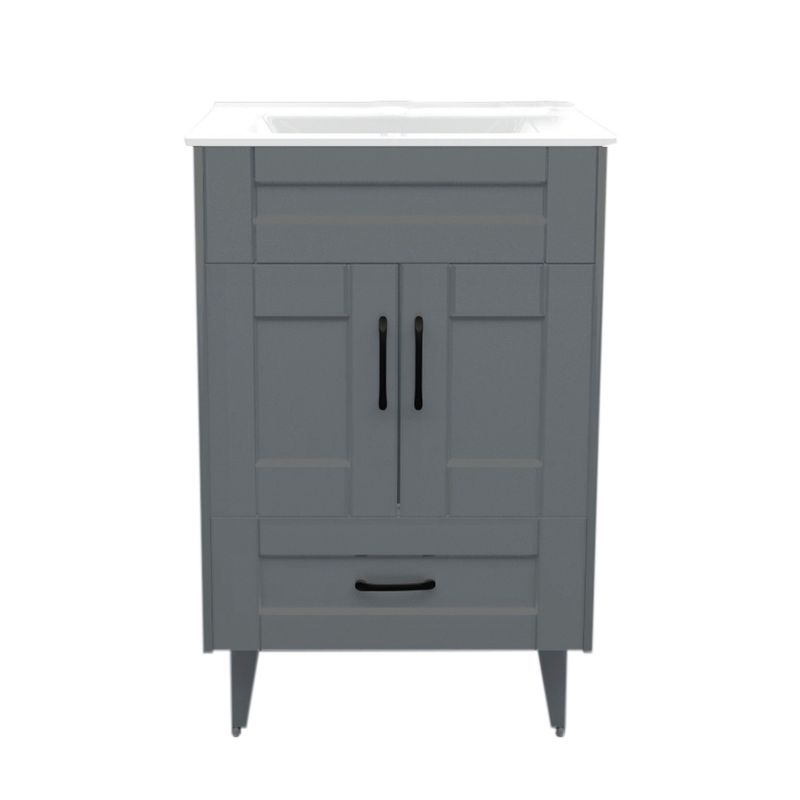 DOMSA - Kit Mueble Vanitorio Deluxe Domsa 50SK Gris P 50x40x80cm