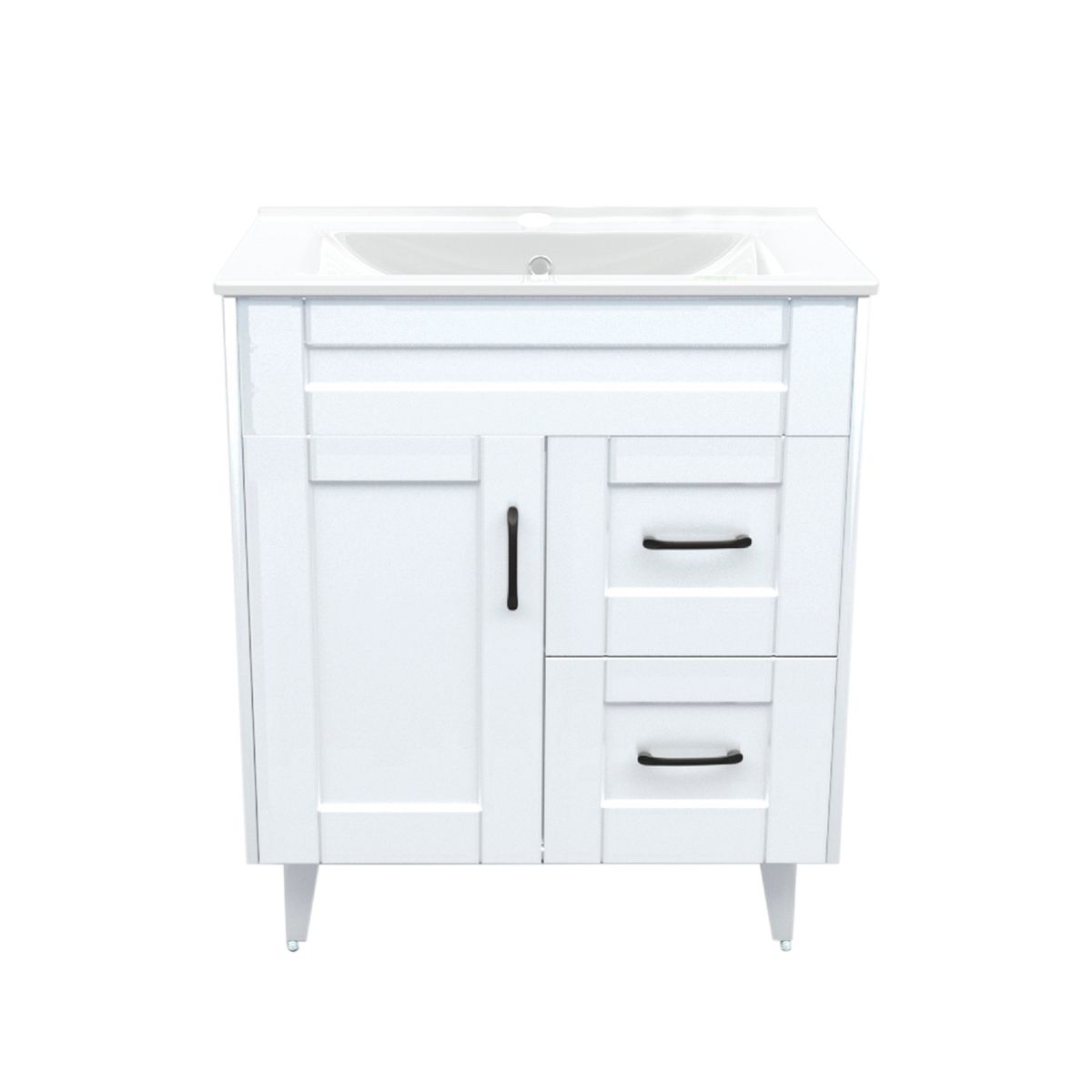 DOMSA - Kit Mueble Vanitorio Deluxe Domsa 70SK Blanco P 70x47x80cm…