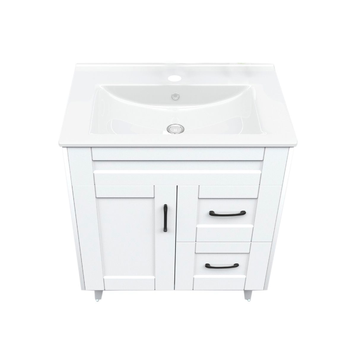 DOMSA - Kit Mueble Vanitorio Deluxe Domsa 70SK Blanco P 70x47x80cm…