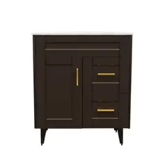 DOMSA - Kit Mueble Vanitorio Deluxe 70SK Café P 70x47x80cm