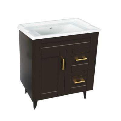 Imagen 2 del producto Kit Mueble Vanitorio Deluxe 70SK CafE F 70x47x80cm…