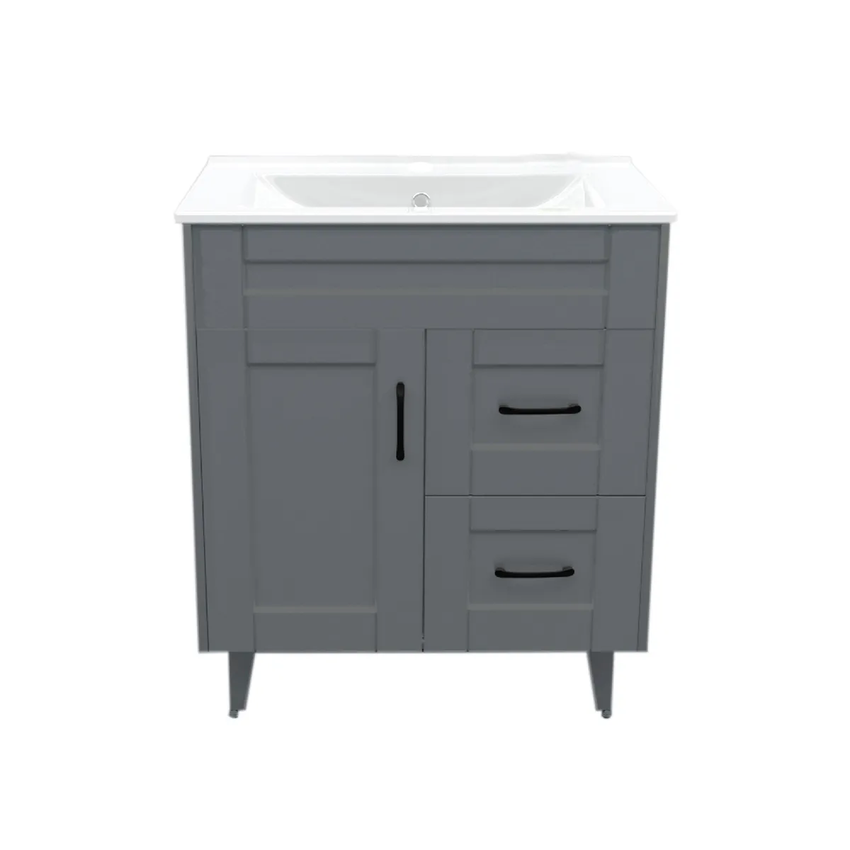 DOMSA - Kit Mueble Vanitorio Deluxe Domsa 70SK Gris P 70x47x80cm…