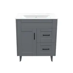 DOMSA - Kit Mueble Vanitorio Deluxe 70SK Gris P 70x47x80cm