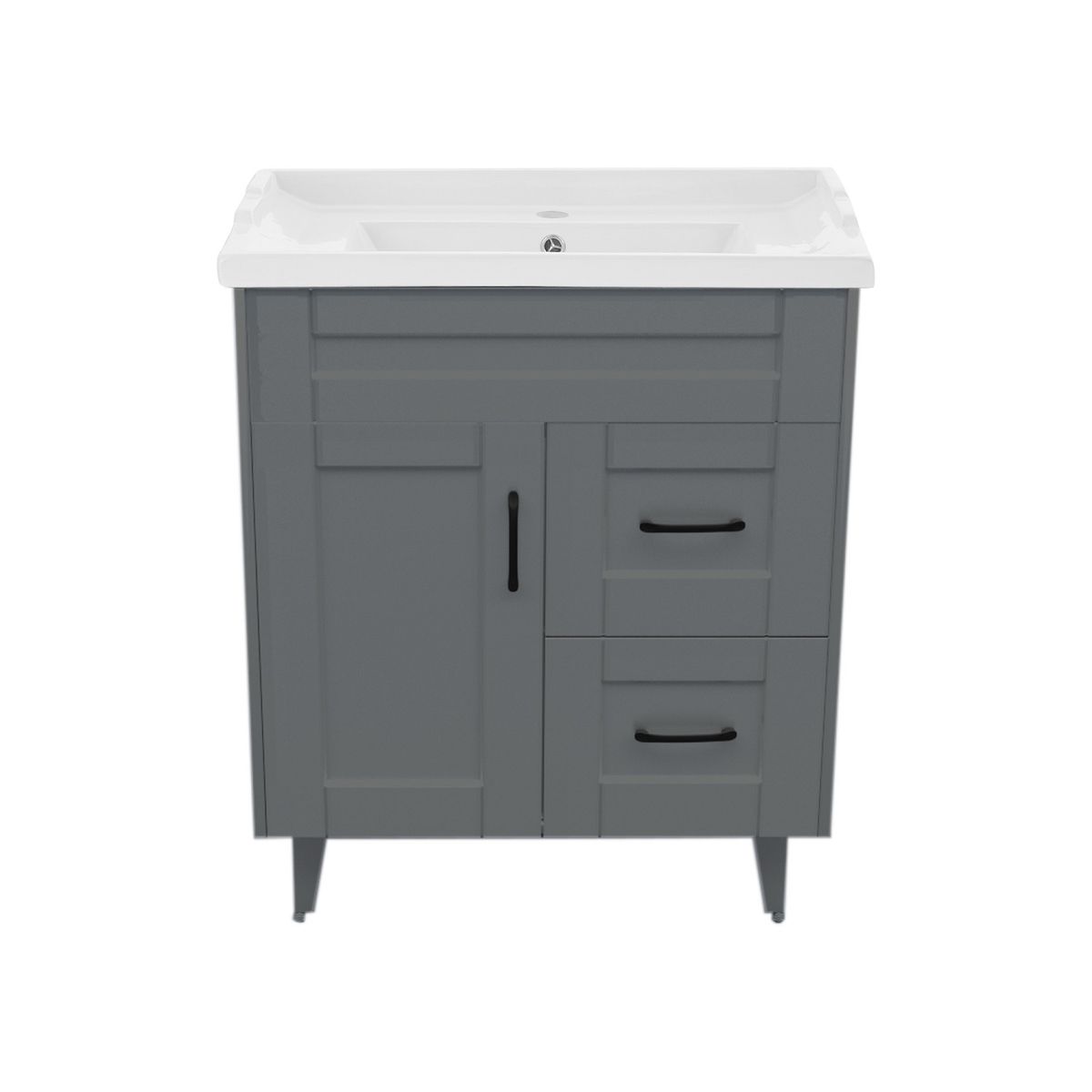 DOMSA - Kit Mueble Vanitorio Deluxe Domsa 70SK Gris F 70x47x80cm…