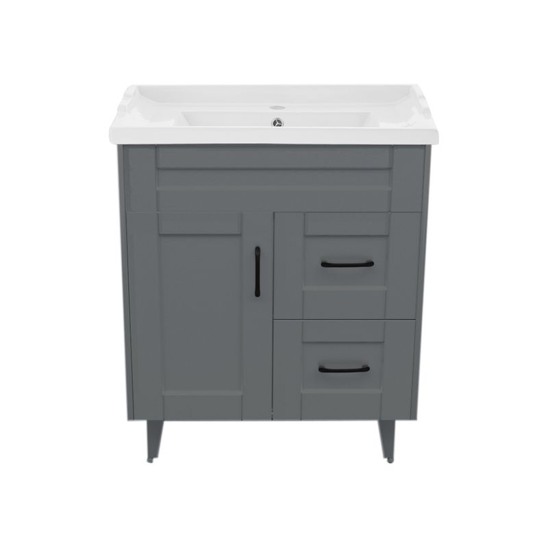 DOMSA - Kit Mueble Vanitorio Deluxe Domsa 70SK Gris F 70x47x80cm