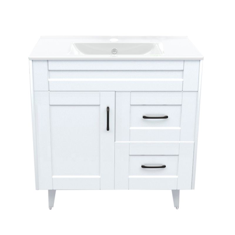 DOMSA - Kit Mueble Vanitorio Deluxe Domsa 80SK Blanco P 80x47x80cm
